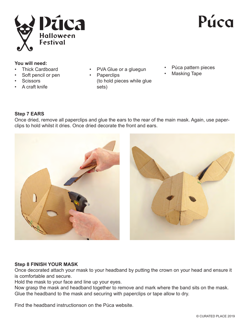 Puca Halloween Mask Template, Page 5