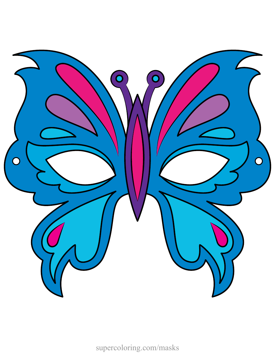 Butterfly mask template download printable pdf templateroller
