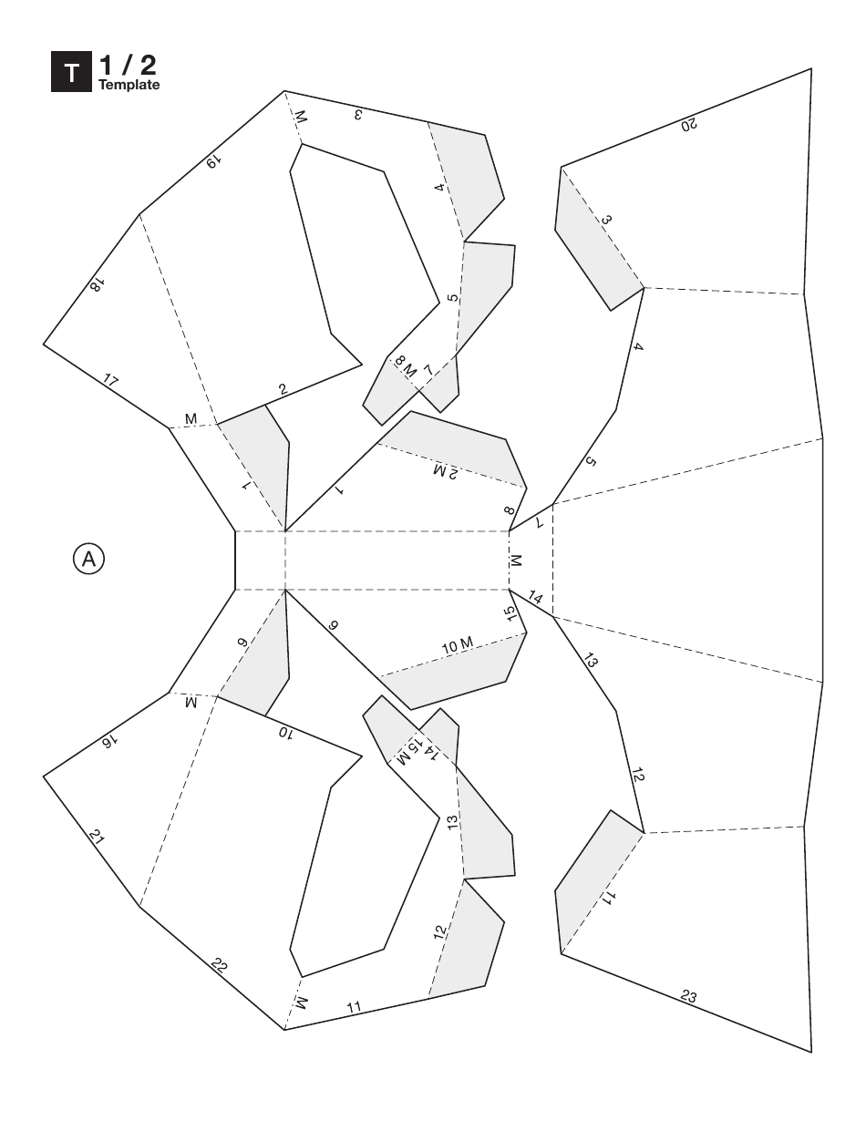 Guy Fawkes Mask Template - Paperjutsu Download Printable PDF ...