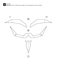 Guy Fawkes Mask Template - Paperjutsu, Page 7