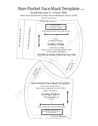 Non-pocket Face Mask Templates, Page 3