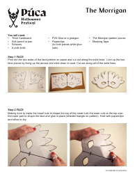 The Morrigan Face Mask Template, Page 2