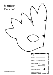 The Morrigan Face Mask Template, Page 5