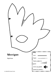 The Morrigan Face Mask Template, Page 6