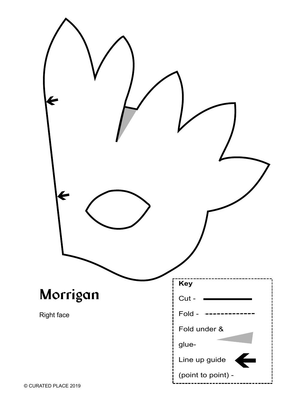 The Morrigan Face Mask Template, Page 6
