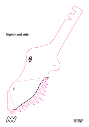 T-Rex Mask Template, Page 2