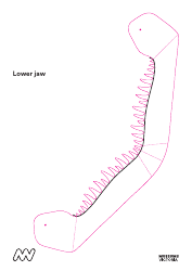 T-Rex Mask Template, Page 3