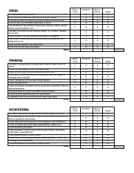 8 Dimensions of Wellness Personal Assessment Worksheet, Page 2