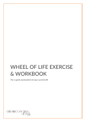 Wheel of Life Exercise &amp; Workbook