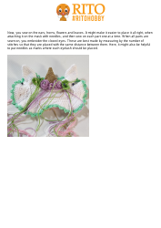 Unicorn Sleeping Mask Crochet Pattern, Page 11