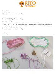 Unicorn Sleeping Mask Crochet Pattern, Page 7