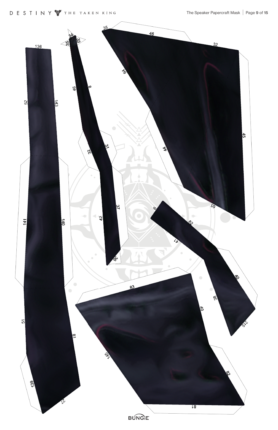 Destiny Oryx Mask Template, Page 10