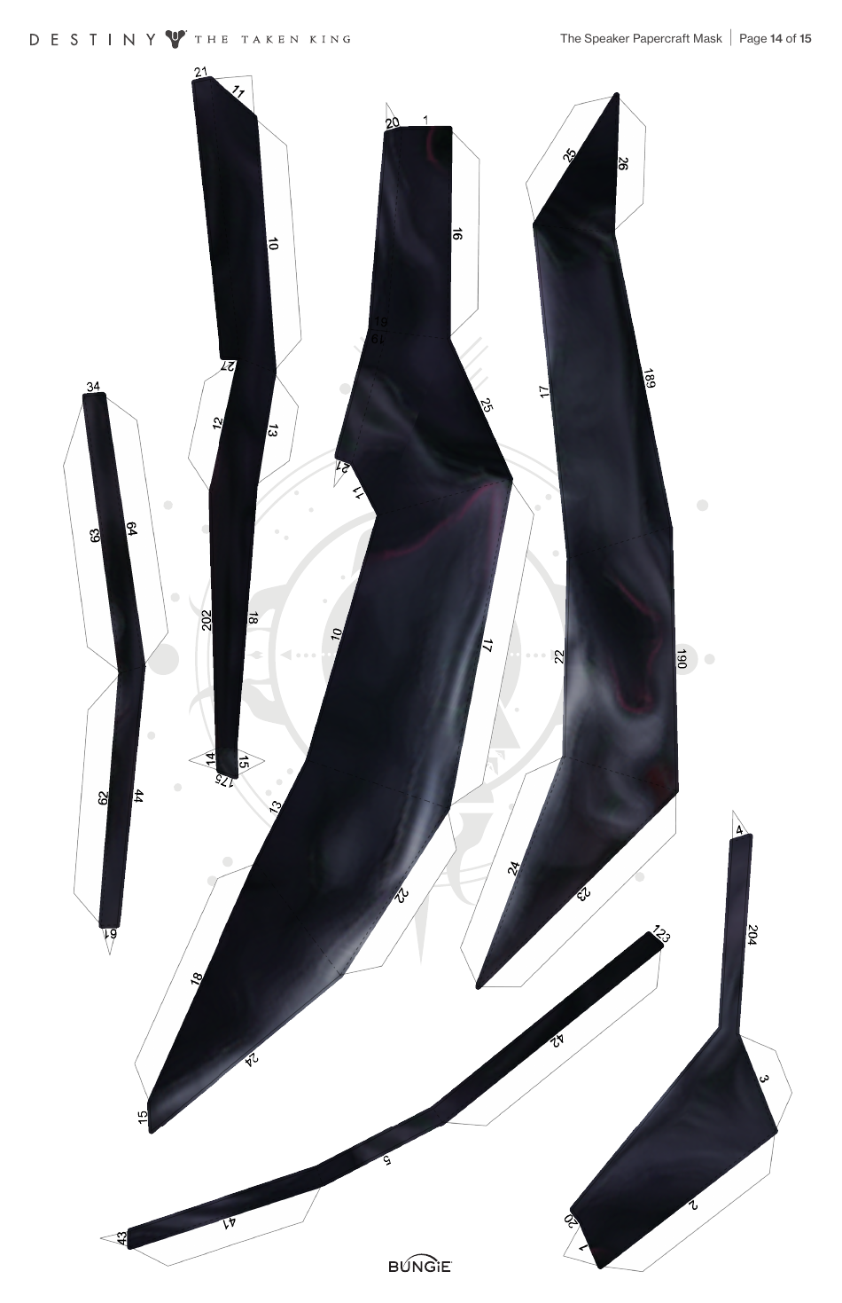 Destiny Oryx Mask Template, Page 15