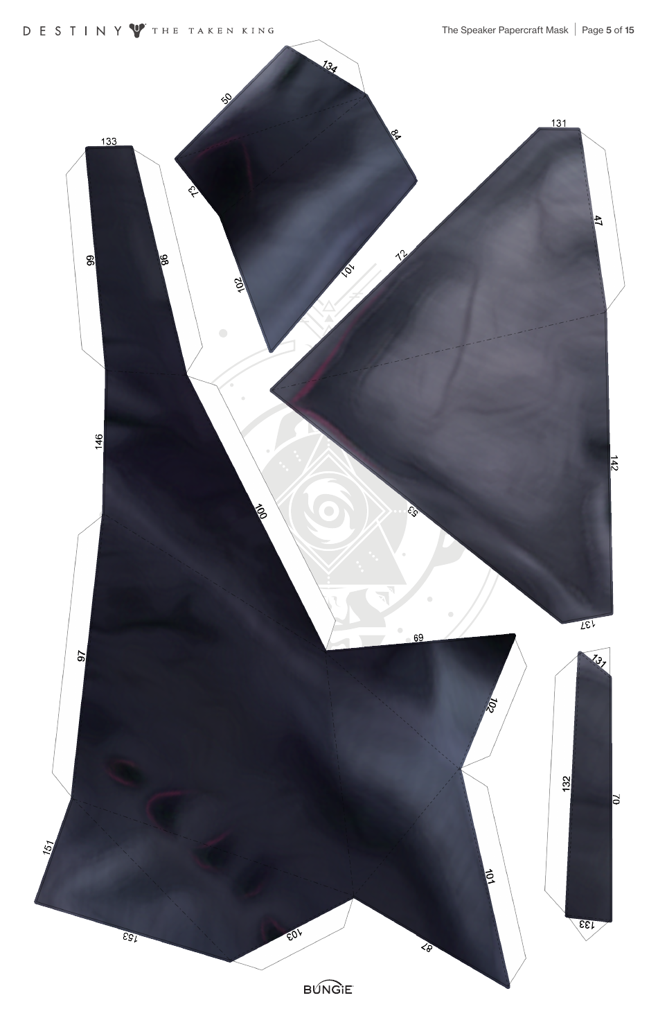 Destiny Oryx Mask Template, Page 6