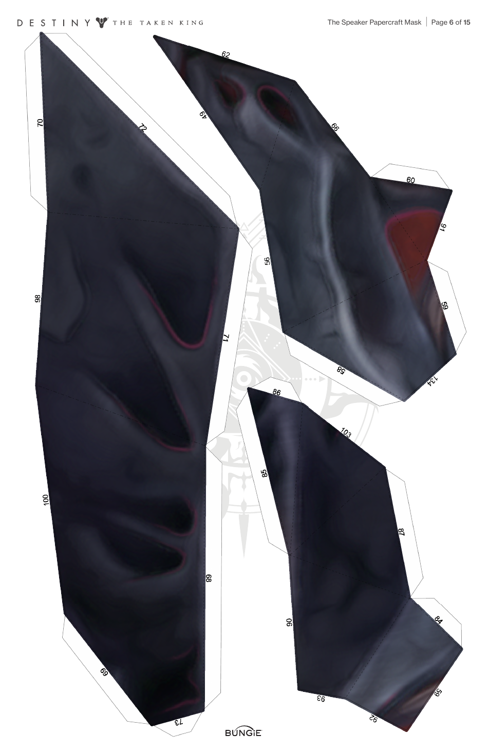 Destiny Oryx Mask Template, Page 7