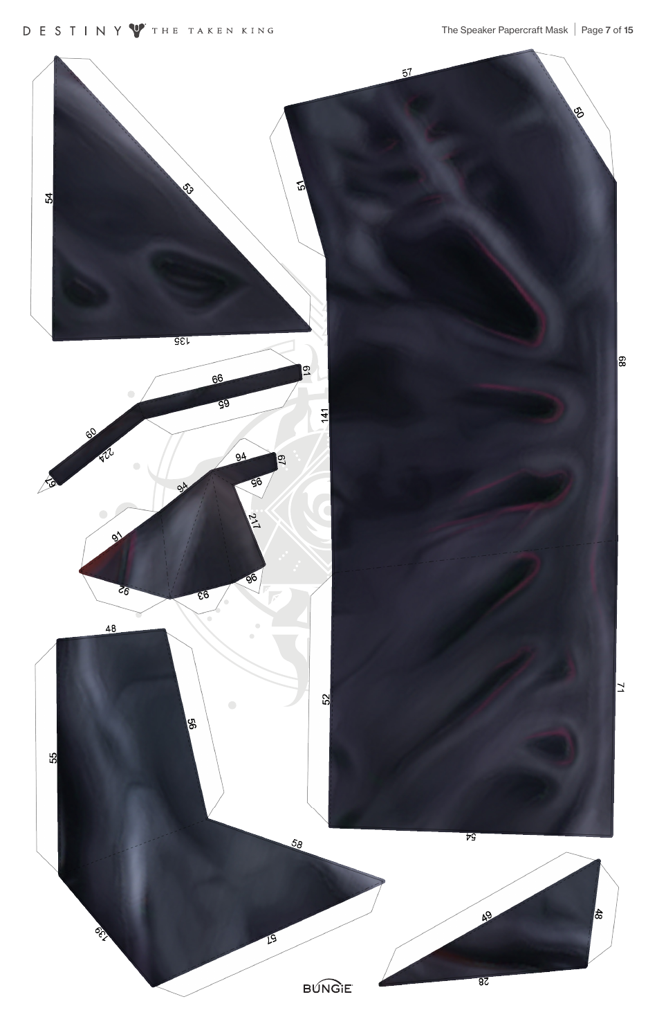 Destiny Oryx Mask Template, Page 8