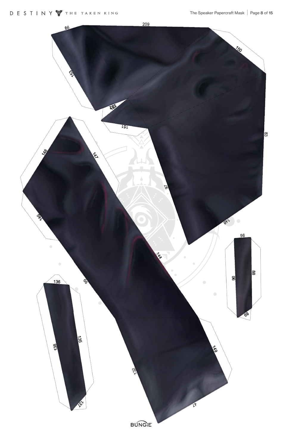 Destiny Oryx Mask Template, Page 9