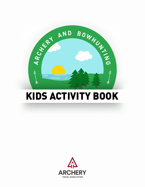 Archery and Bowhunting Kids Activity Book