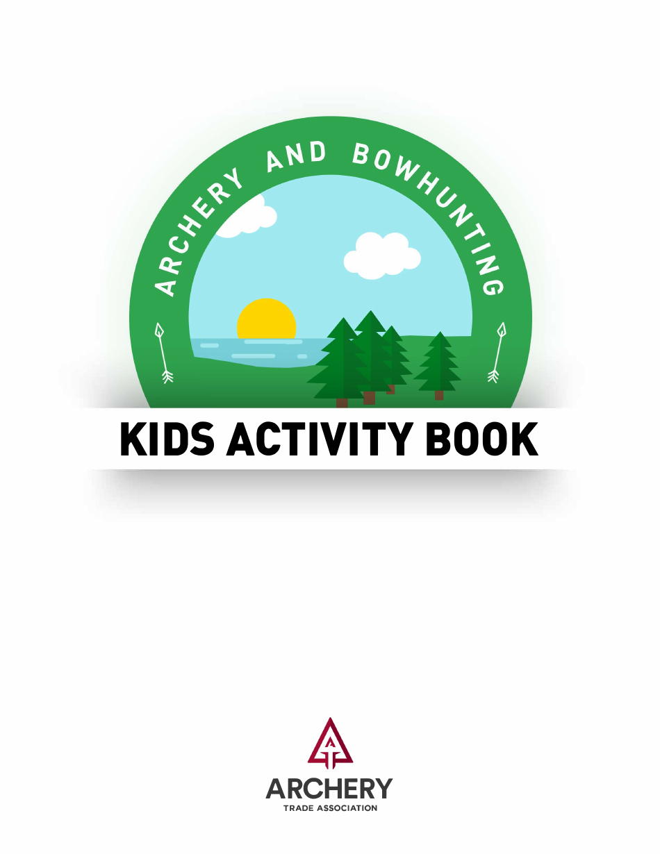 Archery and Bowhunting Kids Activity Book, Page 1