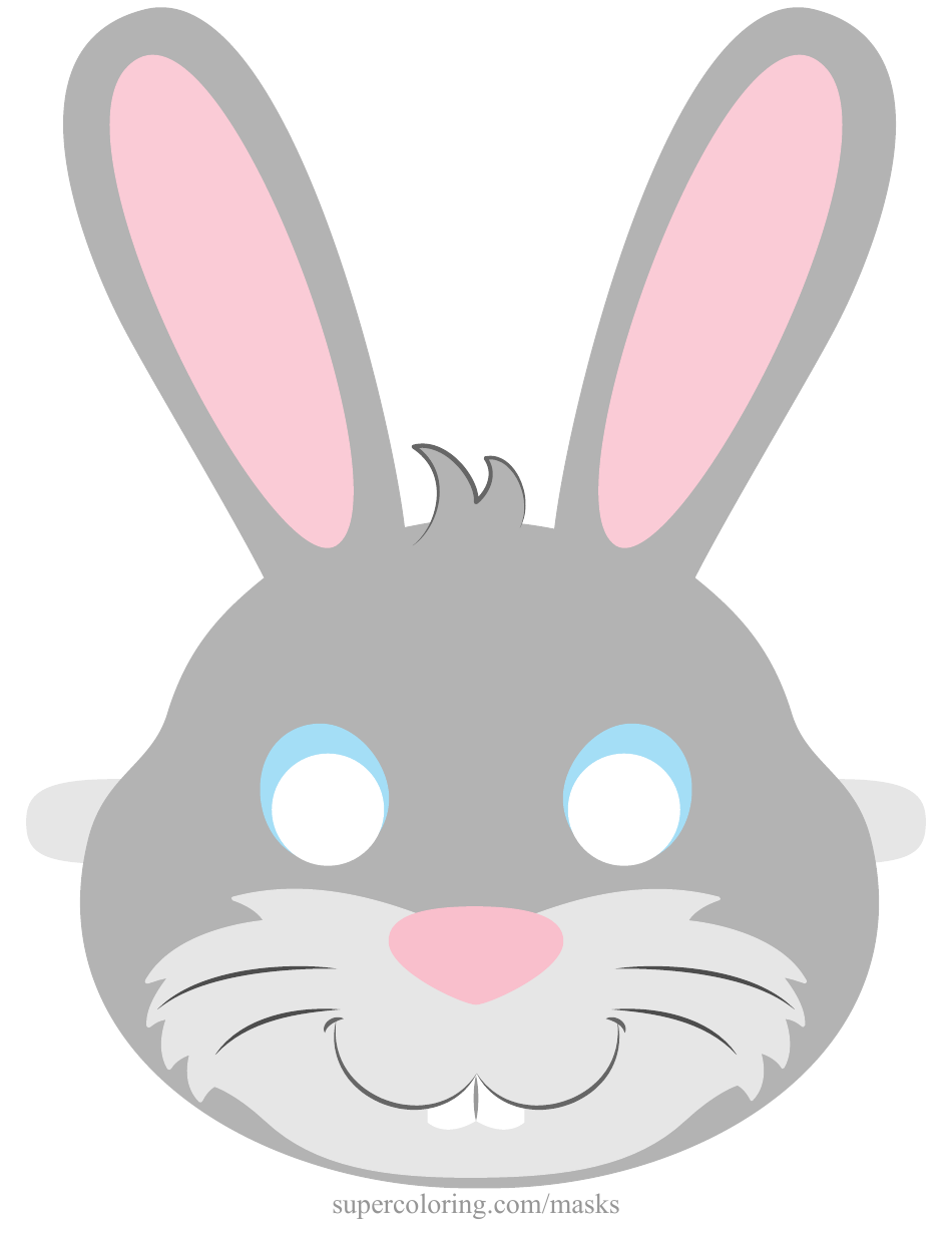 Rabbit Mask Template Download Printable PDF | Templateroller