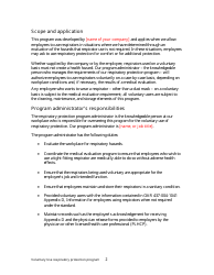 Respiratory Protection Program for the Voluntary Use of Respirators - Oregon, Page 2
