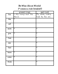 Parts of Speech Activity Worksheet, Page 11
