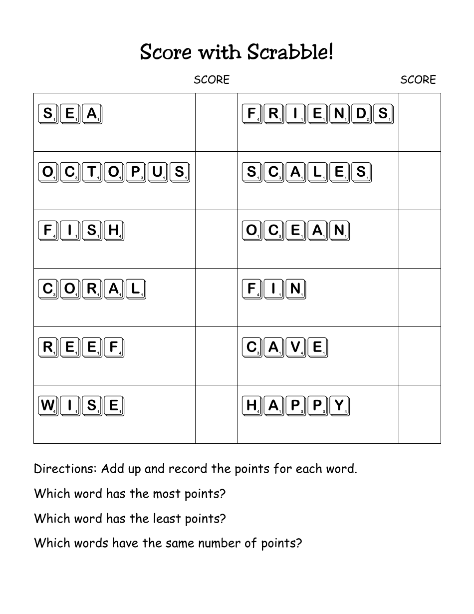 Parts of Speech Activity Worksheet, Page 14