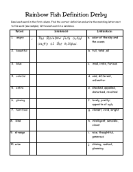 Parts of Speech Activity Worksheet, Page 15