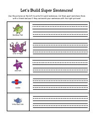 Parts of Speech Activity Worksheet, Page 20