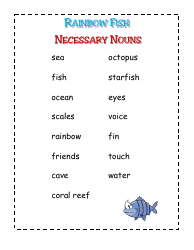 Parts of Speech Activity Worksheet, Page 3