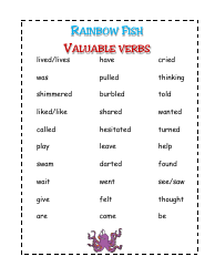 Parts of Speech Activity Worksheet, Page 4