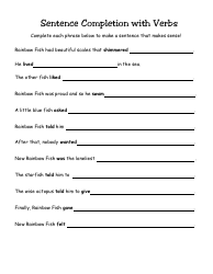 Parts of Speech Activity Worksheet, Page 7