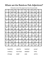 Parts of Speech Activity Worksheet, Page 9