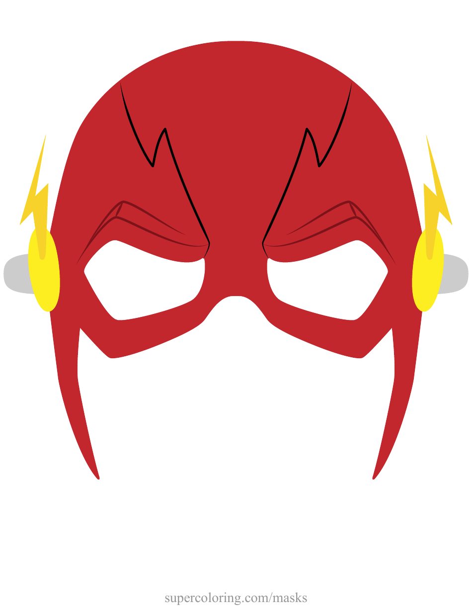 Flash Mask Template, Page 1