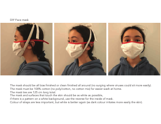 Document preview: Diy Surgery Mask Templates