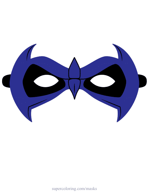 Robin Mask Template Download Pdf