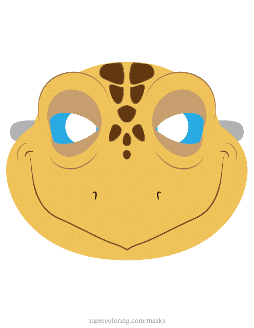 Turtle Mask Template