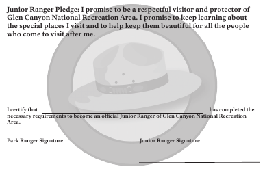 Glen Canyon National Recreation Area Junior Ranger Booklet, Page 16