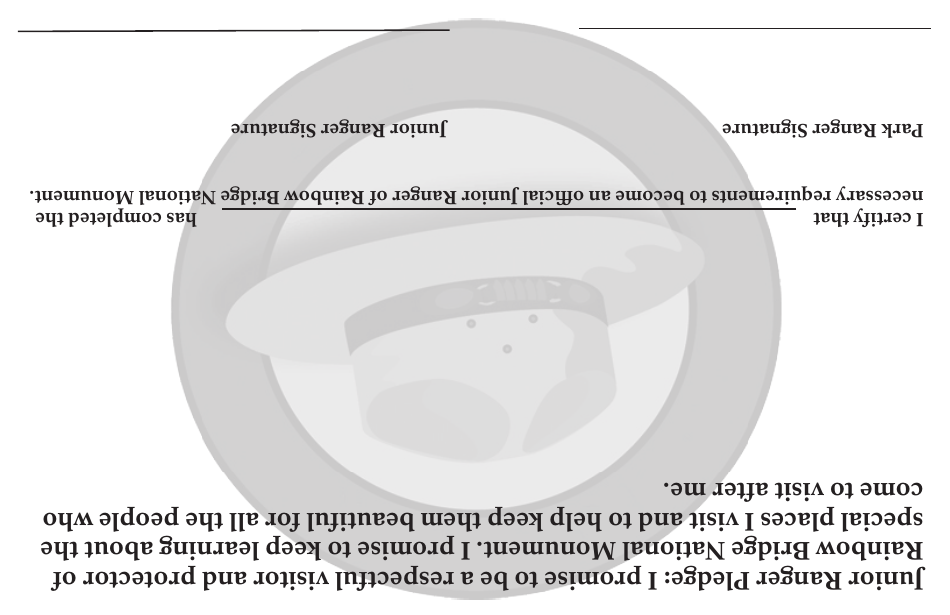 Glen Canyon National Recreation Area Junior Ranger Booklet, Page 18