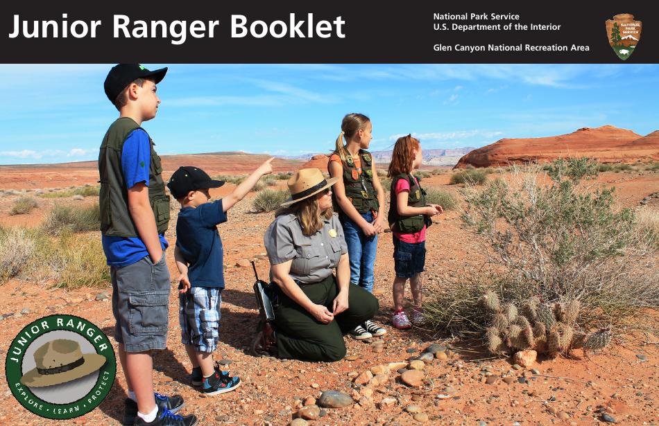 Glen Canyon National Recreation Area Junior Ranger Booklet, Page 1