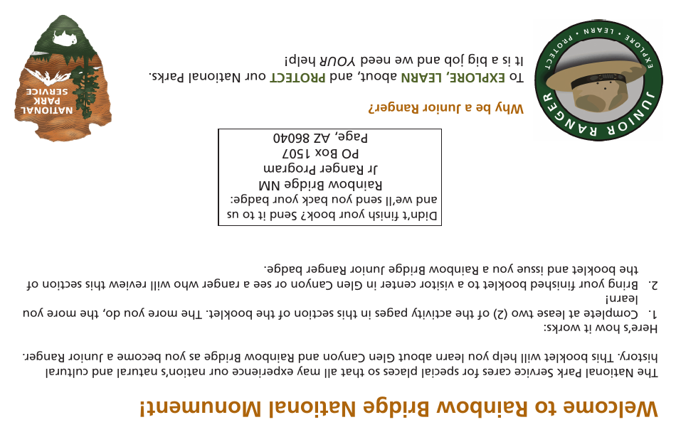 Glen Canyon National Recreation Area Junior Ranger Booklet, Page 23