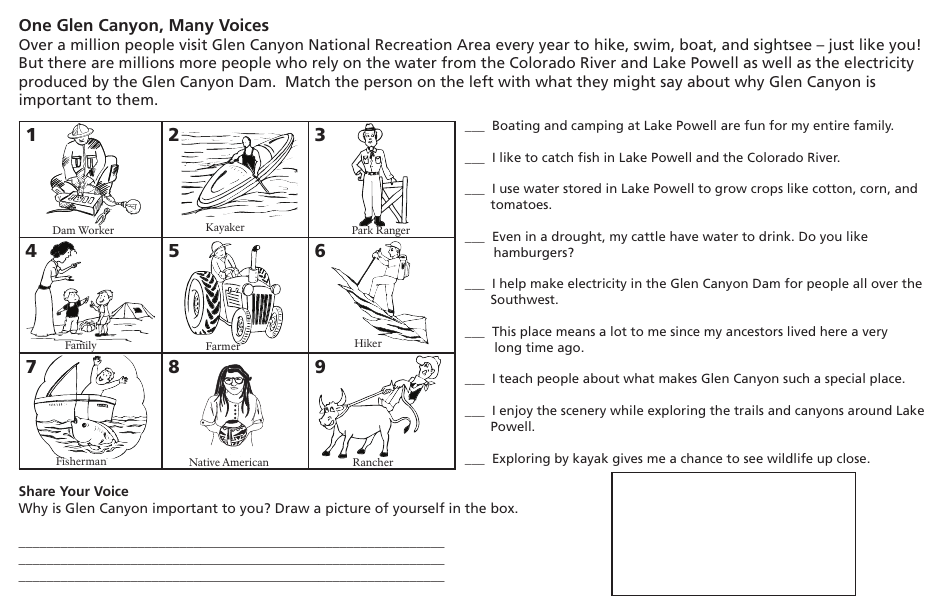 Glen Canyon National Recreation Area Junior Ranger Booklet, Page 6