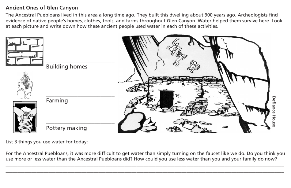 Glen Canyon National Recreation Area Junior Ranger Booklet, Page 7