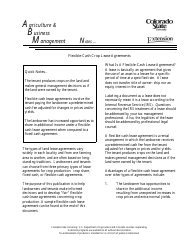 Document preview: Flexible-Cash Crop Lease Agreement Template