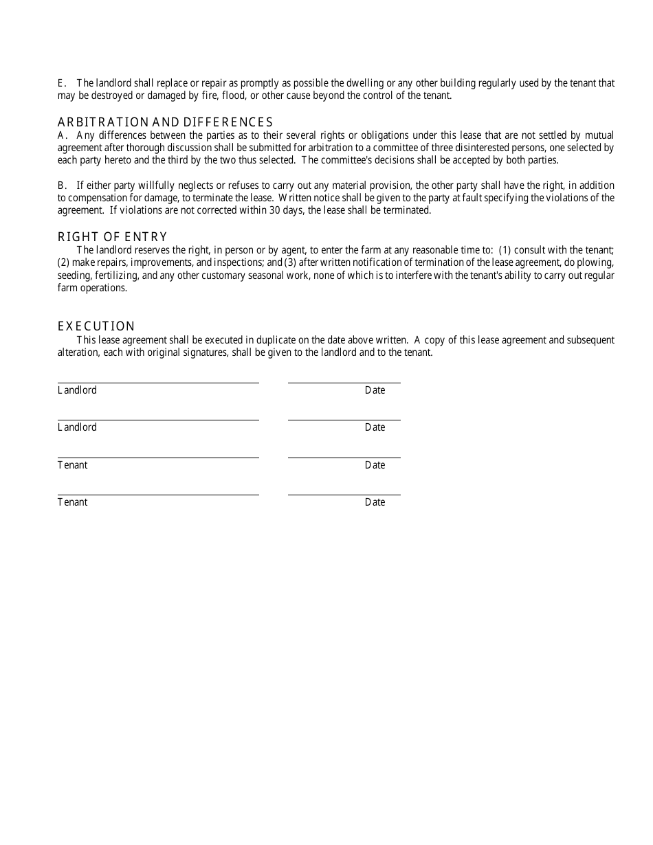 Flexible-Cash Crop Lease Agreement Template, Page 7