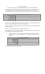 &quot;User Agency Vehicle Open End (Financial) Lease Agreement Form&quot; - Georgia (United States)