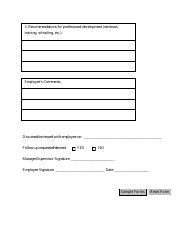 Employee Performance Appraisal Form - Rating Categories, Page 4
