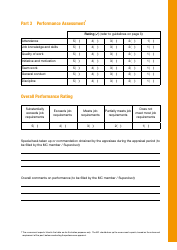 Sample Staff Performance Appraisal Form, Page 2
