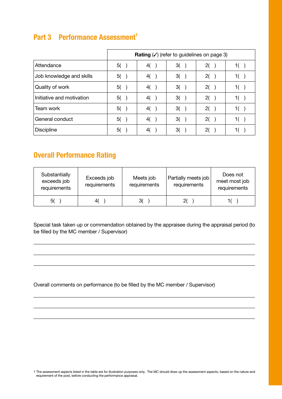 Sample Staff Performance Appraisal Form - Fill Out, Sign Online And ...