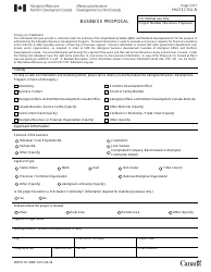 Form 81-008E &quot;Business Proposal Form&quot; - Canada, Page 3